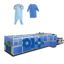 Hospital Medical Protection Suit Disposable Protective Coverall Biosecurity Overall making machine